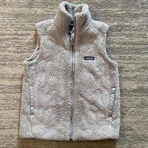 Patagonia Los Gatos grey fleece lined vest XS